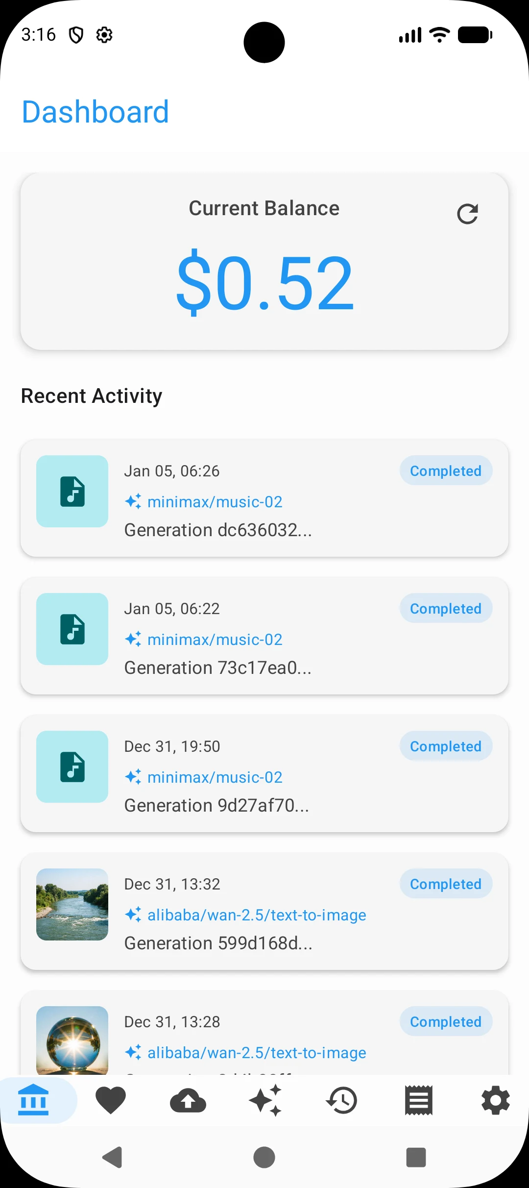 WaveApp screenshot