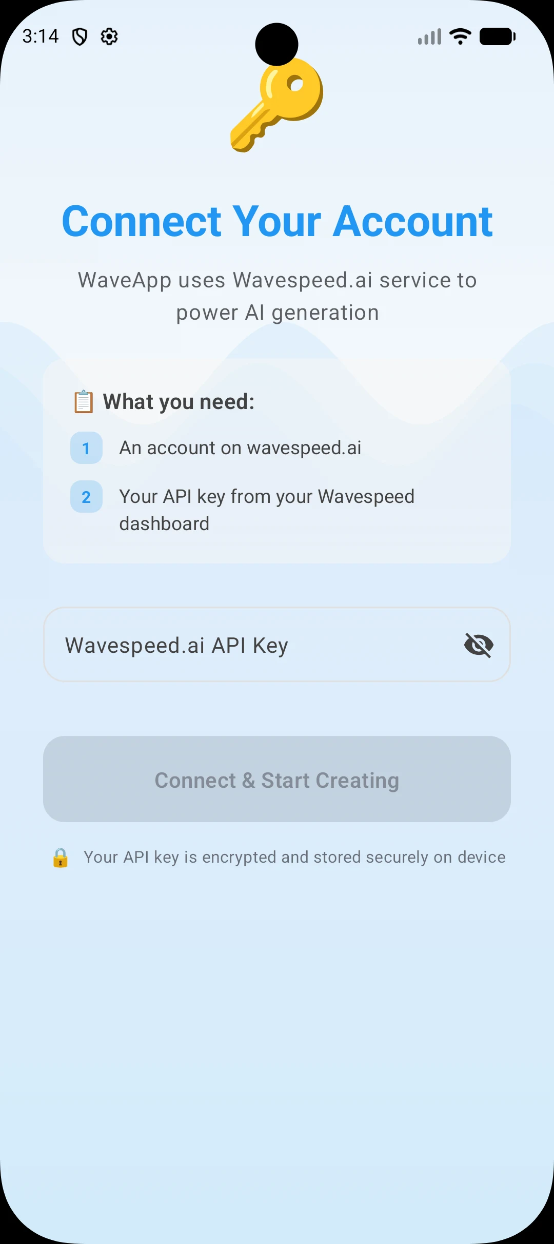 WaveApp screenshot